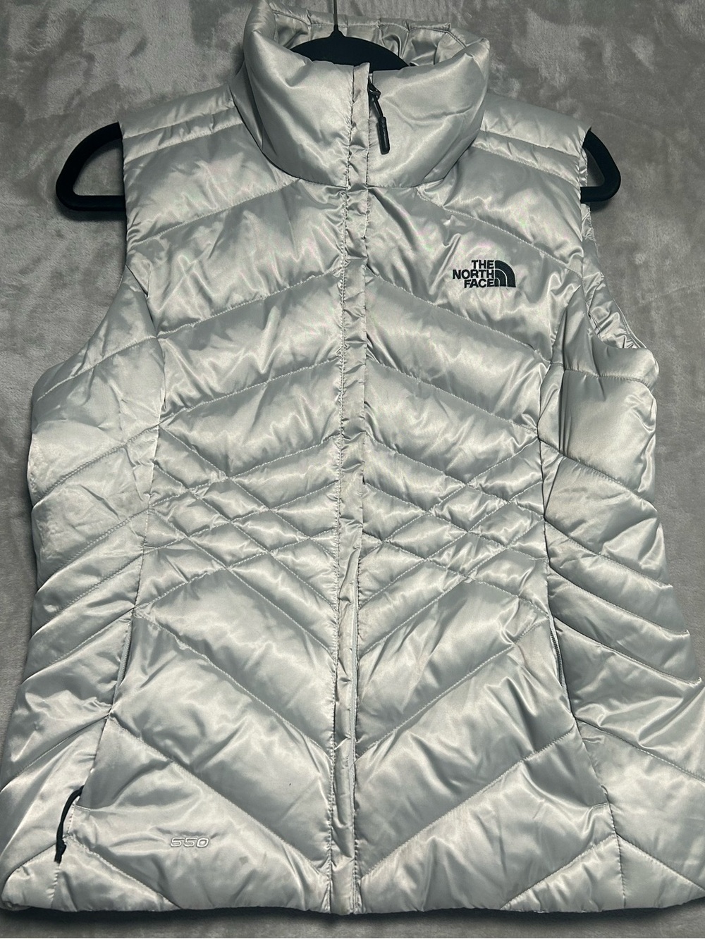 North Face 550 Goose Down Full Zip Puffer Vest Women’s Medium
